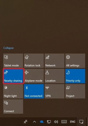 Nearby share windows 10