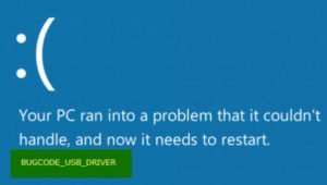 How To Fix BUGCODE_USB_DRIVER Error In Windows 10