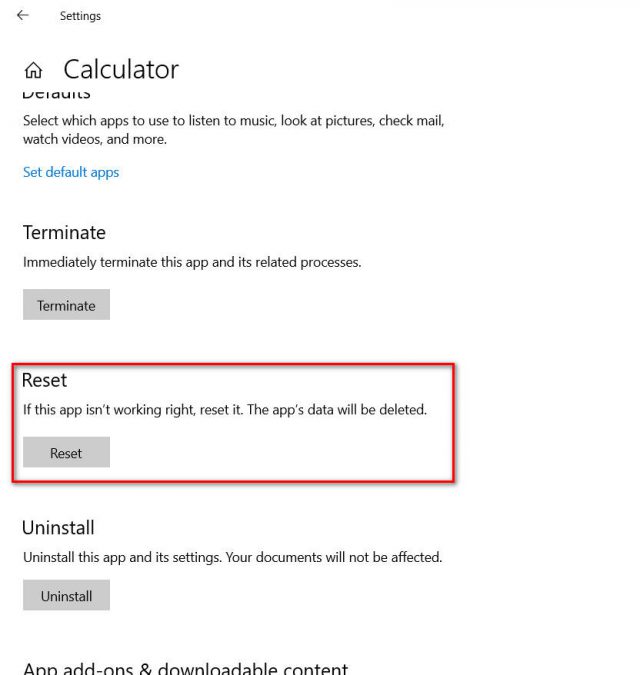 Guide To Fix Windows 10 Calculator Not Working Problem.