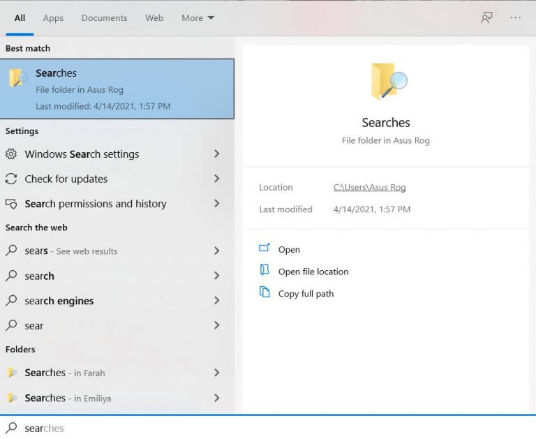 Searchapp exe windows 10 ошибка